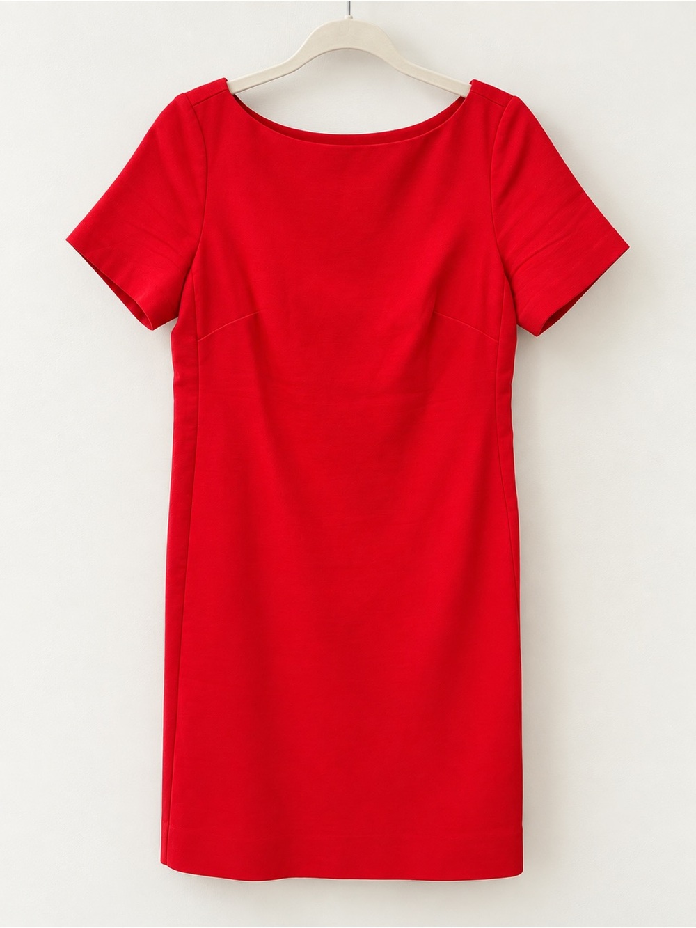 Maeve Red Short-Sleeve Sheath Dress